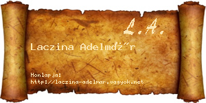 Laczina Adelmár névjegykártya